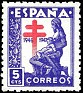 Spain 1946 Pro Tuberculosos 5 CTS Lila Edifil 1008